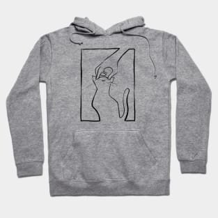 Kitty head scratches Hoodie